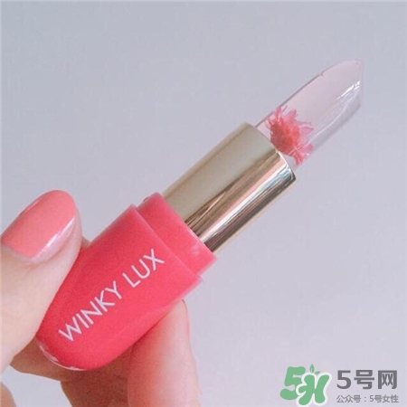 winky lux變色花瓣唇膏色號 winky lux花蕊漸變唇膏試色