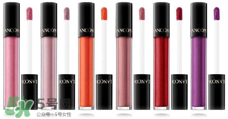 lancome2017液體口紅色號 蘭蔻2017春季液體口紅試色