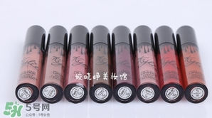 kylie cosmetics口紅pumpkin色號試色