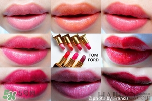 tom ford白管試色 tom ford白管色號試色圖