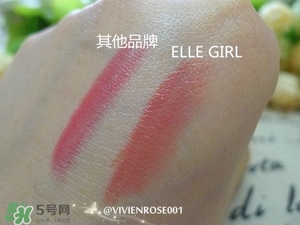 ellegirl愛爾甜心口紅怎么樣？ellegirl口紅色號試色