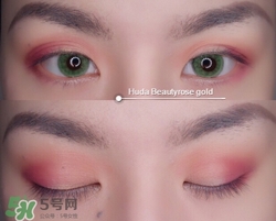 huda beauty眼影怎么畫？huda beauty眼影盤教程