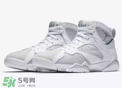 air jordan 7 pure platinum多少錢？AJ7白銀配色專柜價格