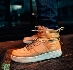 nike sf af1 mid空軍一號蘑菇色上腳效果怎么樣？