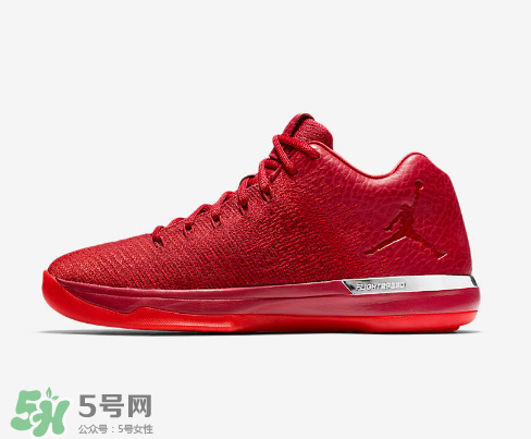 air jordan 31 low大紅配色多少錢？aj31 low紅色專柜價(jià)格