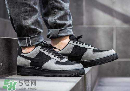 nike air force 1 low黑灰配色上腳怎么樣_好看嗎？