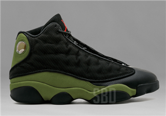 air jordan 13 olive多少錢？aj13橄欖綠配色專柜價(jià)格