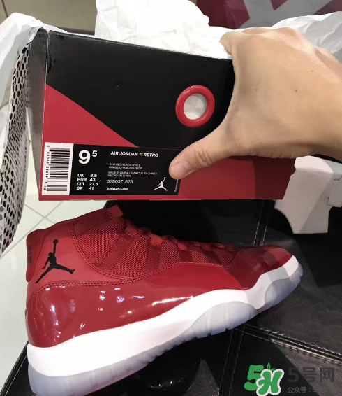 air jordan 11 gym red安東尼全紅配色實(shí)物怎么樣？