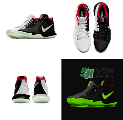 歐文同款黑白鴛鴦夜光kyrie 3怎么定制_在哪里買？