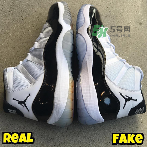 air jordan 11 concord真假怎么看？aj 11 concord真假鑒定