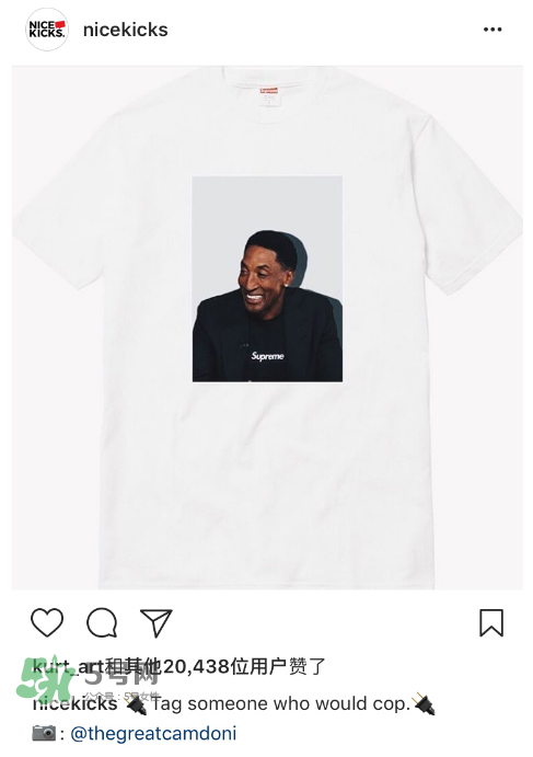 supreme皮蓬photo tee會發(fā)售嗎？supreme將推出皮蓬photo tee？