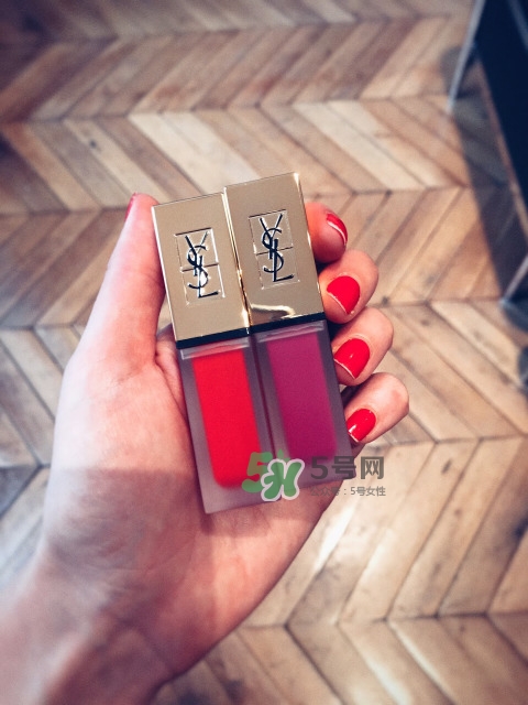 ysl tatouage couture啞光唇釉色號(hào)_試色圖