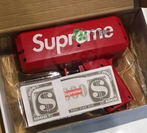 supreme噴錢槍多少錢？supreme鈔票槍價格