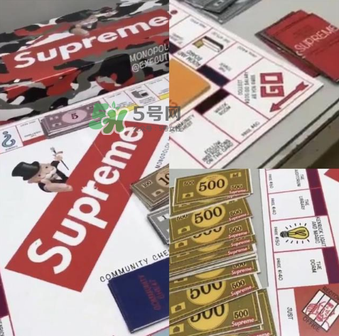 supreme版大富翁是什么樣的？大富翁和supreme聯(lián)名是真的嗎？