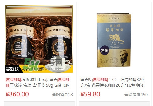 貓屎咖啡多少錢一杯？貓屎咖啡多少錢一斤