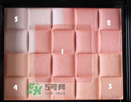 MAQuillAGE心機(jī)五色腮紅怎么樣？MAQuillAGE心機(jī)五色腮紅試色