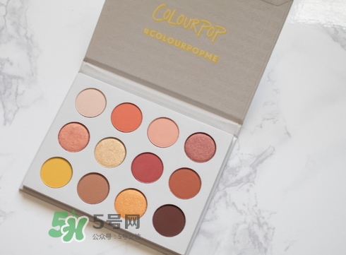 colourpop日落眼影盤色號_colourpop日落眼影盤試色