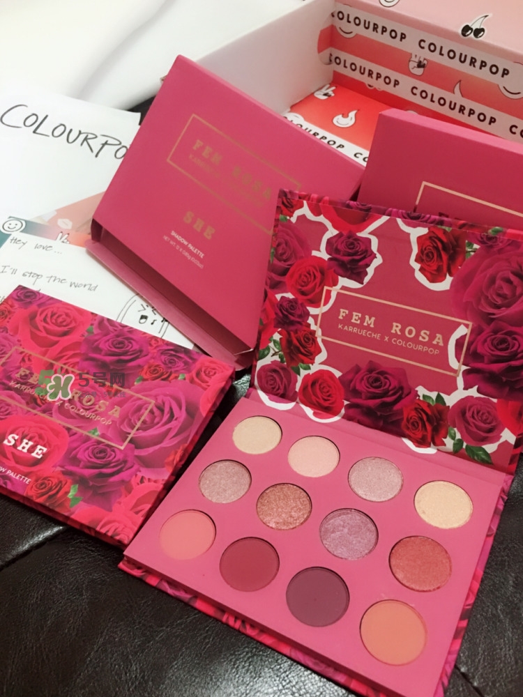 colourpop玫瑰眼影盤(pán)色號(hào)_colourpop she眼影盤(pán)試色圖