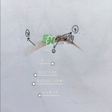 畫眉毛的技巧圖解 快速畫眉毛簡單的步驟