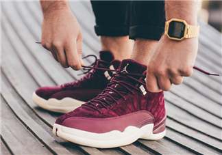 air jordan 12 bordeaux紅酒配色上腳效果怎么樣？