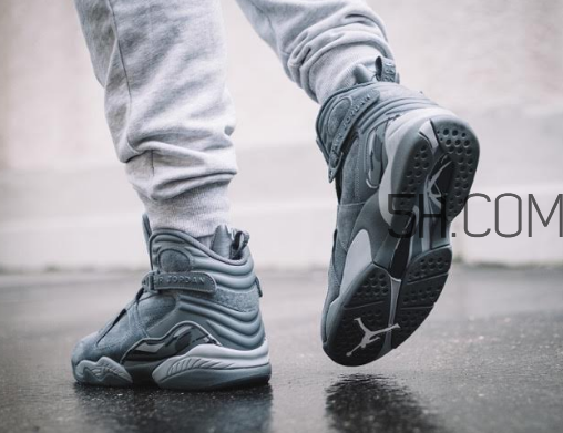 air jordan 8 retro cool grey上腳效果怎么樣？