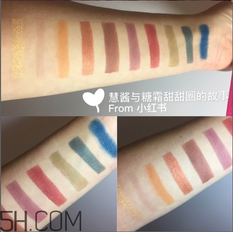 jeffree star androgyny眼影盤(pán)色號(hào)_試色圖