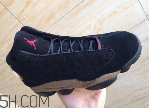 air jordan 13 olive麂皮橄欖配色上腳效果怎么樣？