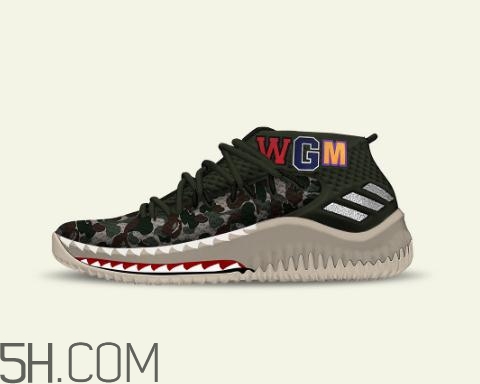 bape與adidas dame 4聯(lián)名發(fā)售時間_諜照曝光