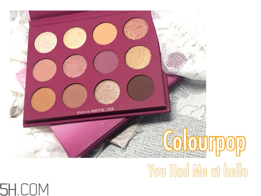 colourpop紅薯盤色號_colourpop紅薯盤試色圖