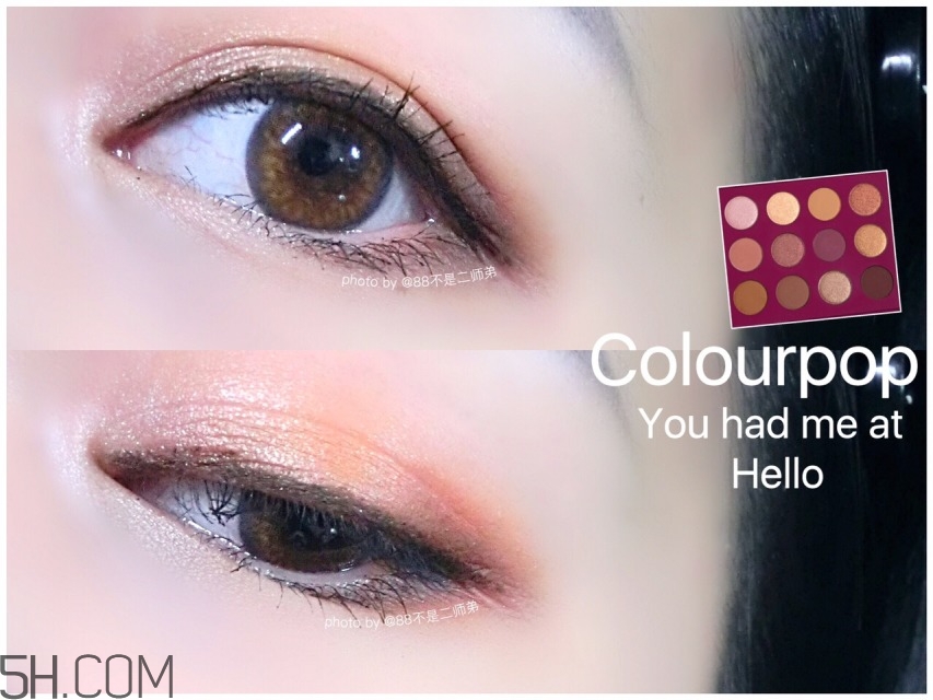 colourpop紅薯盤色號_colourpop紅薯盤試色圖