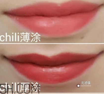 nars mona和mac chili顏色一樣嗎？nars mona和chili試色對比