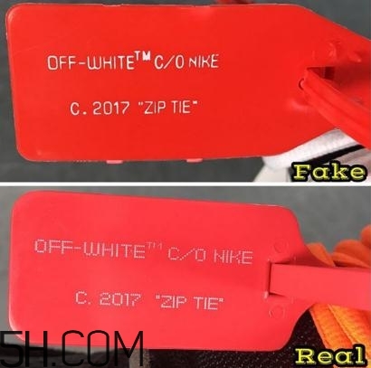 off white與nike air presto聯(lián)名真假對(duì)比圖