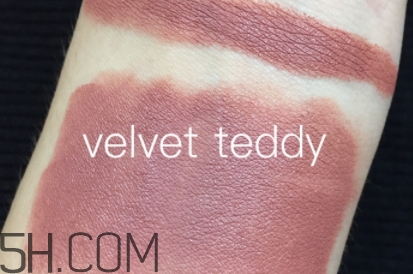 mac velvet teddy是什么顏色？mac velvet teddy試色