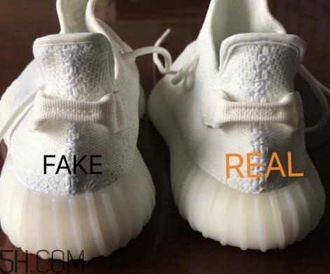 yeezy 350 boost v2全白配色真假對(duì)比 純白椰子真假鑒定