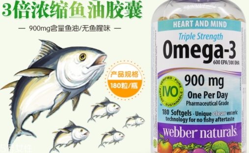 webber naturals魚油怎么吃？3倍濃縮深海魚油