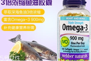 webber naturals魚油怎么吃？3倍濃縮深海魚油