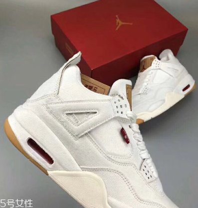 levis與air jordan 4聯(lián)名白色版發(fā)售時間_實(shí)物曝光