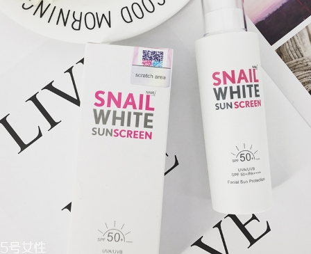 snailwhite防曬霜怎么樣？snailwhite防曬霜使用方法