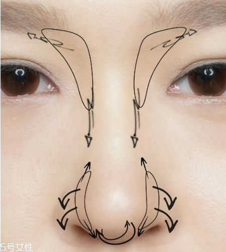 鼻影用什么畫 四種鼻影畫法打造小巧翹鼻