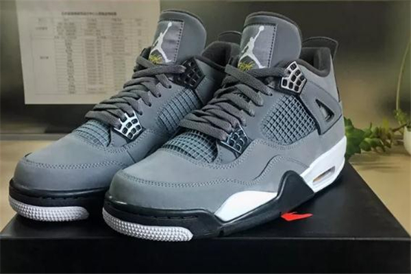 aj4 cool grey開箱測評(píng) aj4酷灰復(fù)刻開箱實(shí)物圖