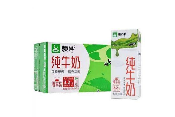 蒙牛純牛奶蛋白質含量 蒙牛純牛奶的營養(yǎng)成分